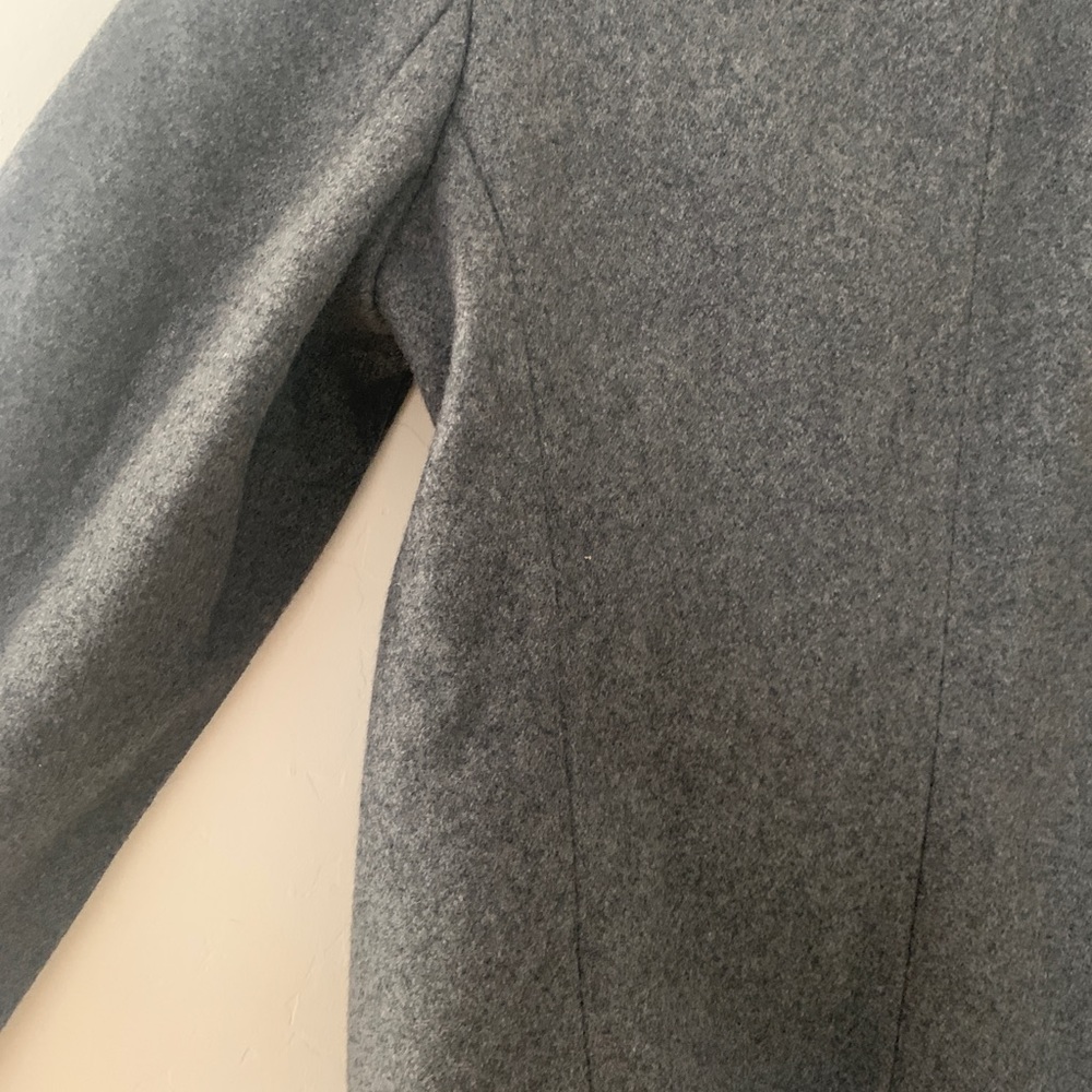 J. Crew Dark Grey Wool Utility Jacket - image 6